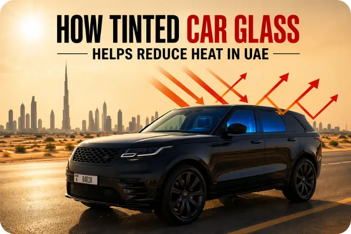 How tinted car glass helps reduce heat in UAE