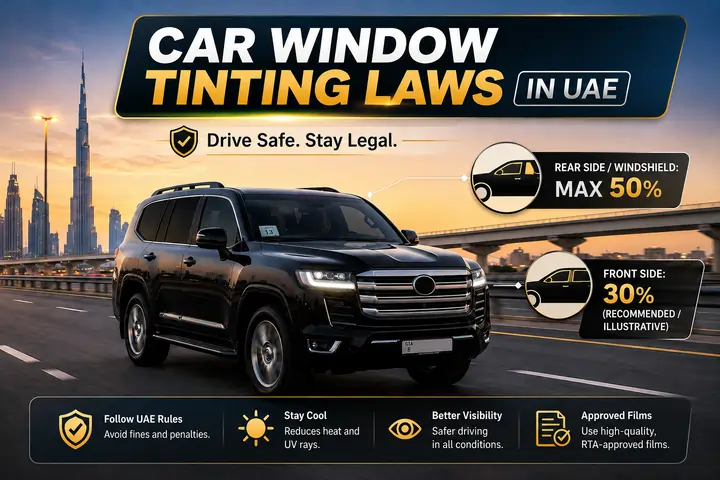 Car Window Tinting Laws in UAE