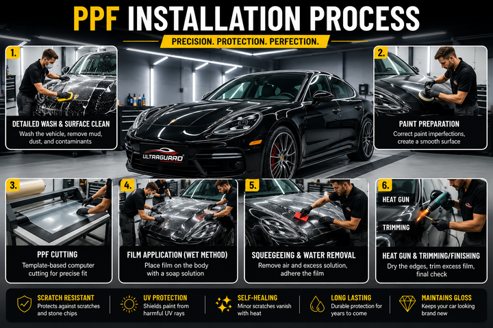 PPF Installation Process - Infographic