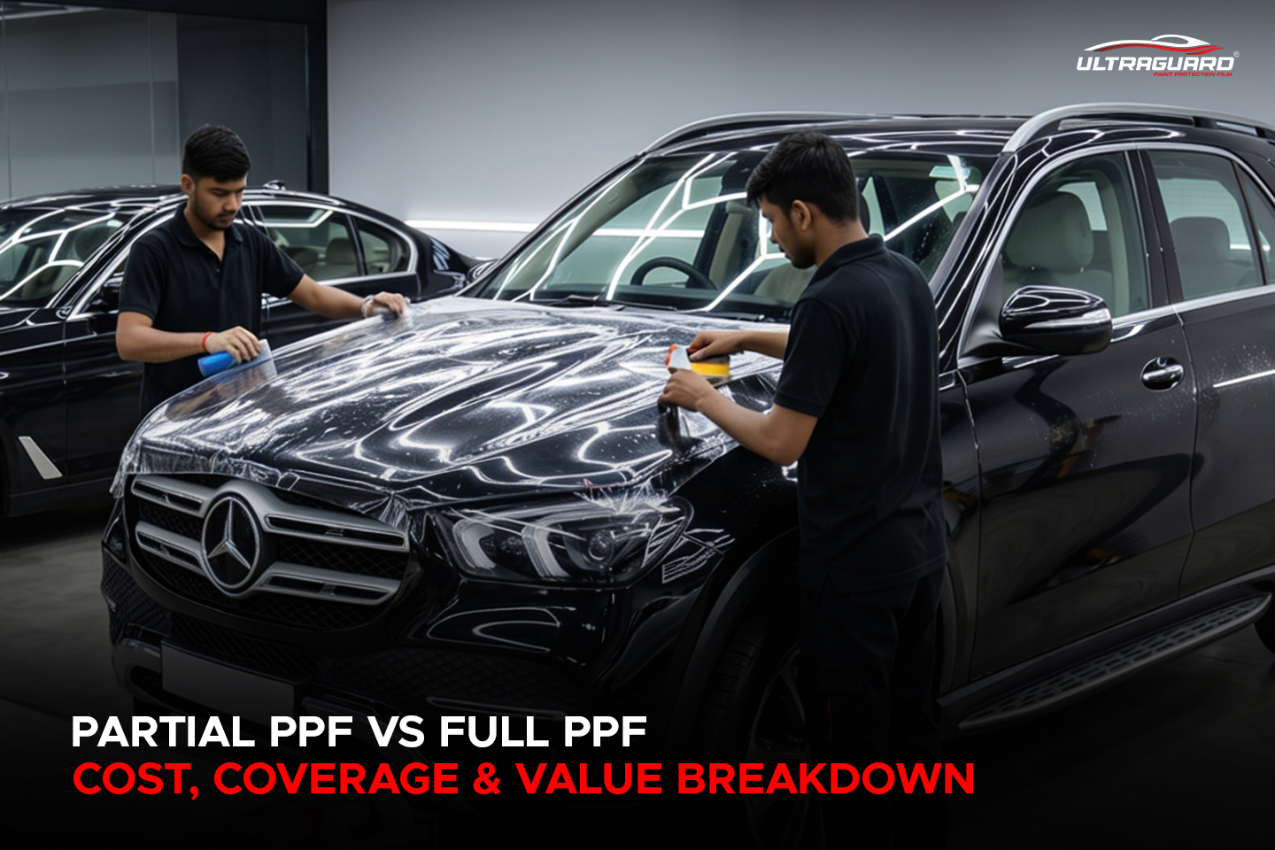 Partial PPF, Full PPF on Car, Paint Protection Film